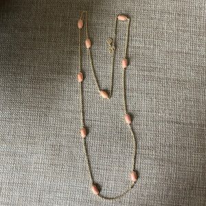 Kendra Scott Kellie 40’ Gold tone Coral Necklace